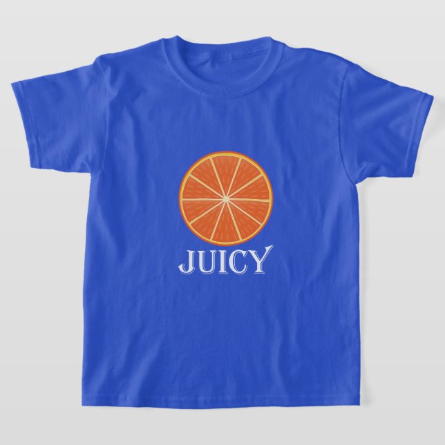 Juicy Orange - Girls'Basic T-Shirt (Laydown)