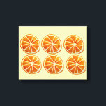 Juicy orange slits vattencolor mönster pop art canvastryck<br><div class="desc">Sacha Grossel har en originalgrafik av stora makrosaftiga orangar som målar mönster i detalj med vattenfärg. Denna stora popkonst-orange skulle vara perfekt för ett hem eller en café att lägga lite färg till väggarna. Perfekt för älskare av fruktkonst.</div>