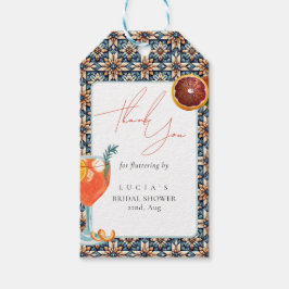 Juicy Orange Spritz Möhippa Tack Presentetikett