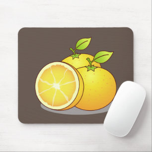 Juicy Oranges roligt Frukt Musmatta