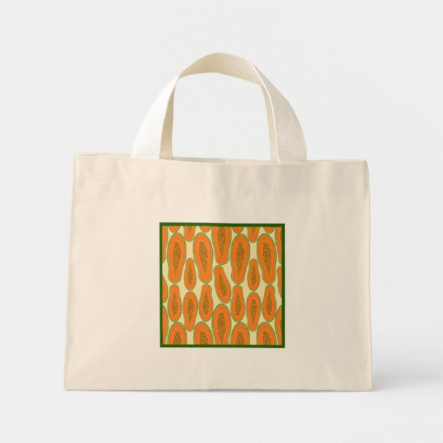Juicy Papaya Mini Tygkasse (Framsidan)