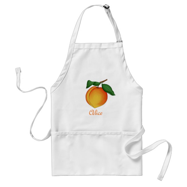 Juicy Peach Apron Förkläde (Framsidan)