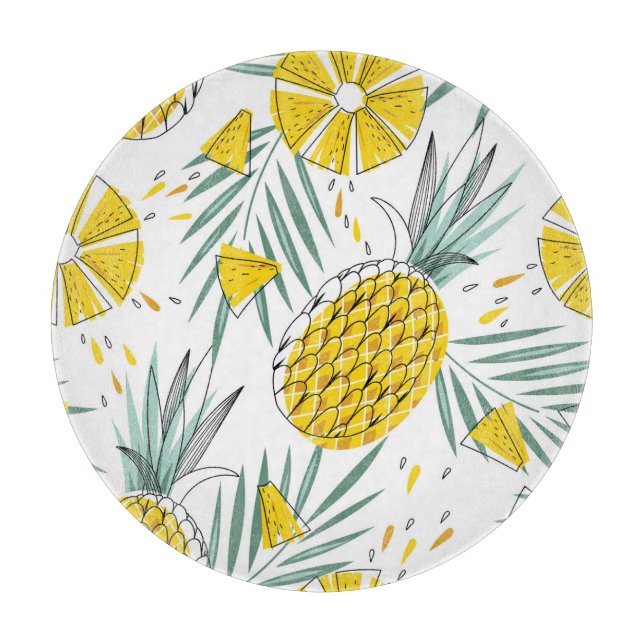 Juicy pineapples: bright vintage mönster. (Framsidan)