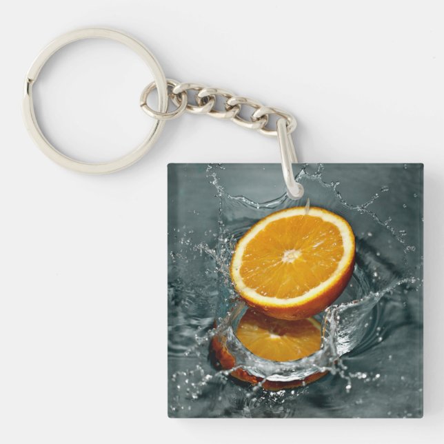 Juicy-positiv orange för vitaminhumör (Framsidan)