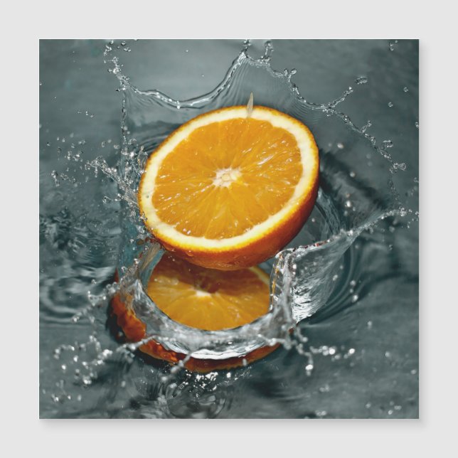 Juicy-positiv orange för vitaminhumör (Framsida)