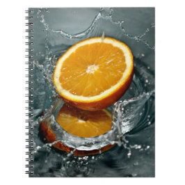 Juicy-positiv orange för vitaminhumör anteckningsbok