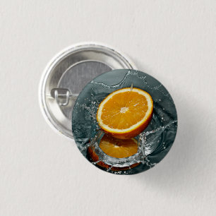 Juicy-positiv orange för vitaminhumör knapp