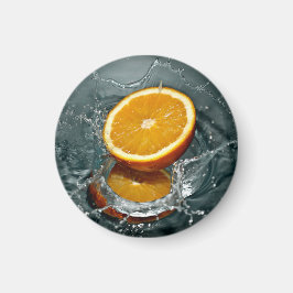 Juicy-positiv orange för vitaminhumör magnet
