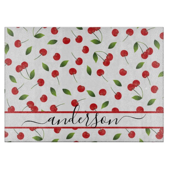 Juicy Red Cherry Mönster | Personlig (Framsidan)