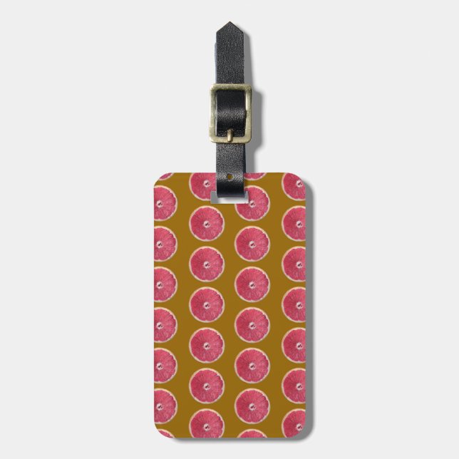 Juicy Red Grapefruit Bagagebricka (Vertikal Framsida)