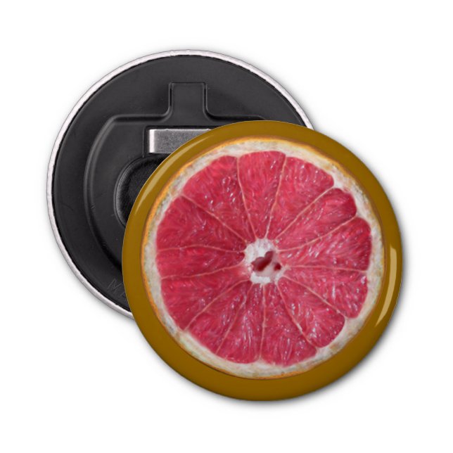 Juicy Red Grapefruit Flasköppnare (Framsidan)