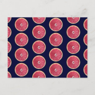 Juicy Red Grapefruit Vykort
