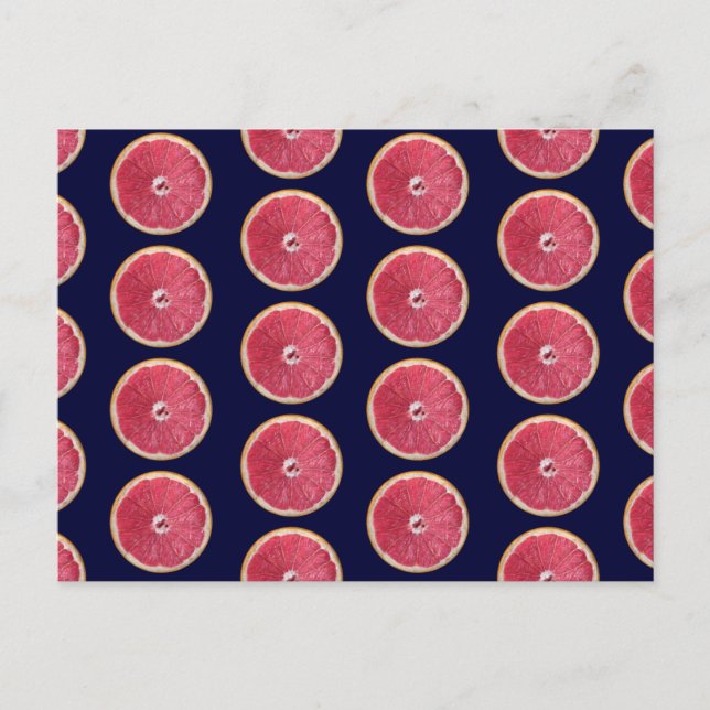 Juicy Red Grapefruit Vykort (Framsida)