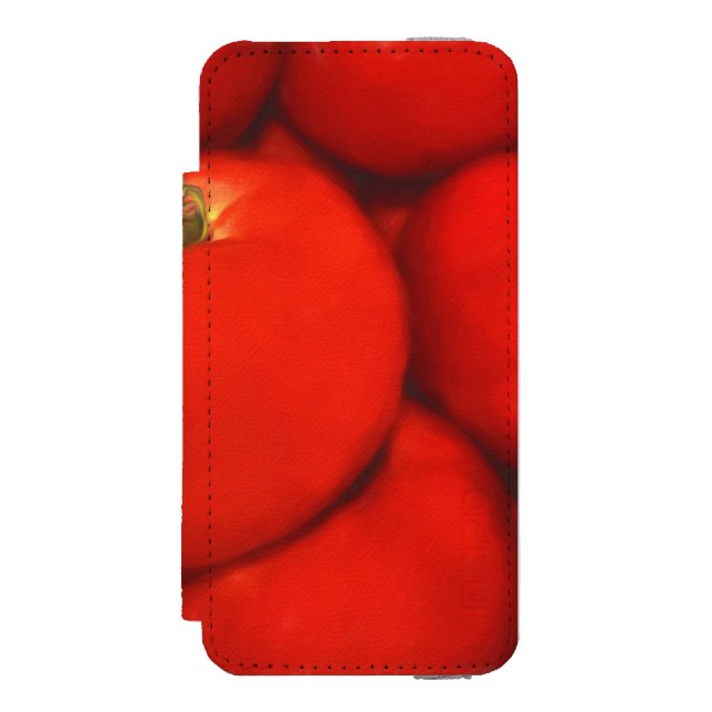 Juicy Red Homegna Garden Tomates Incipio iPhone Wallet Skal (Folio Framsidan)