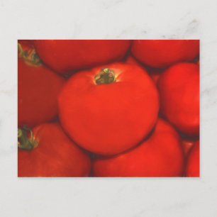 Juicy Red Homegna Garden Tomates Vykort