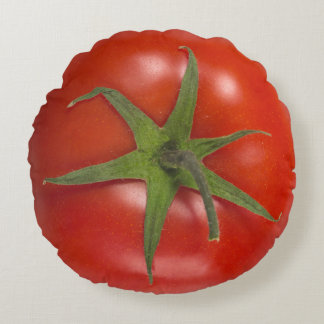 Juicy Red Tomato Rund Kudde