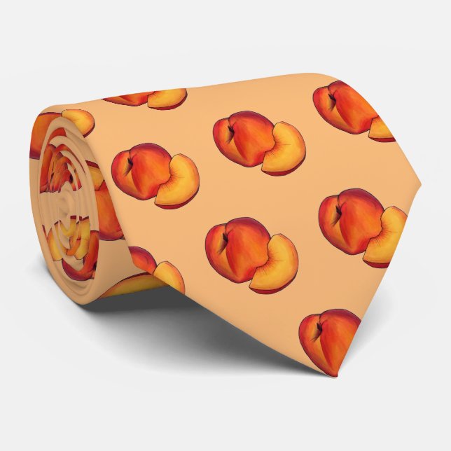 Juicy Ripe Summer Peach Georgia Peacher Fruit Slips (Rullad)