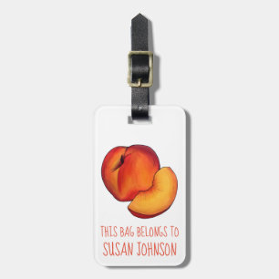 Juicy Ripe Summer Peach Peacher Stone Fruit Bagagebricka