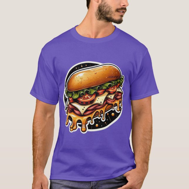 JUICY ROAST BEEF SANDWICH 7 T SHIRT (Framsida)