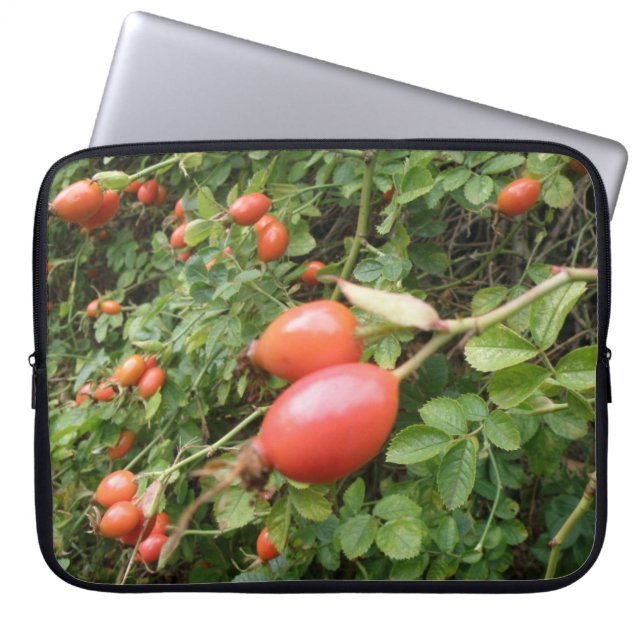 Juicy Röd ros Hips Bärbar dator Laptop Sleeve (Framsidan)