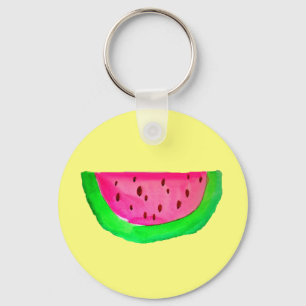 Juicy rosa vattenmelon nyckelring