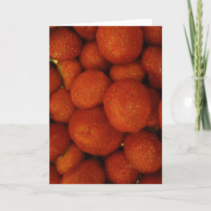 Juicy Strawbär Greeting Card Kort