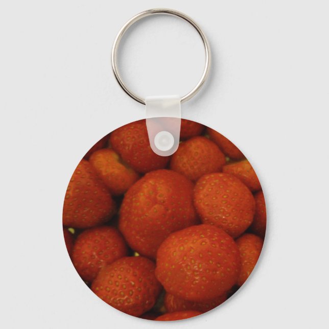Juicy Strawbär Keychain Nyckelring (Framsida)