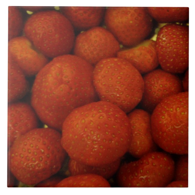 Juicy Strawbär Tile Kakelplatta (Framsidan)
