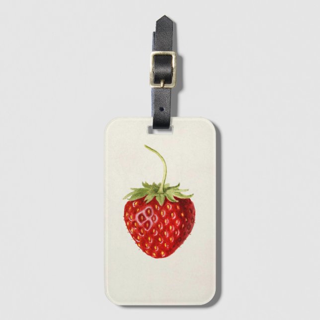 Juicy Strawberry (av Louis C.C. Krieger) Bagagebricka (Framsida vertikal)