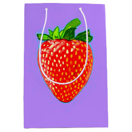 Juicy Strawberry in Pop Art Stil