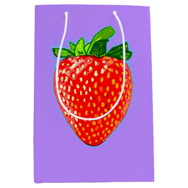 Juicy Strawberry in Pop Art Stil (Framsidan)