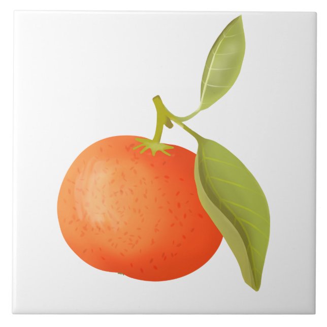 Juicy tangerine kakelplatta (Framsidan)