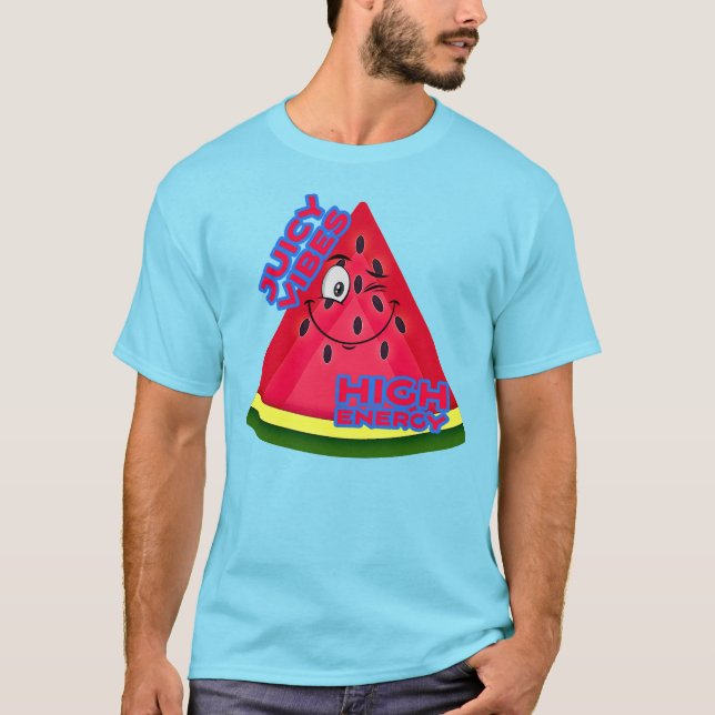 JUICY VIBES HÖG ENERGI! T SHIRT (Framsida)