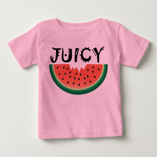 Juicy Watermelon - Baby Bra Jersey T-Shirt (Framsida)
