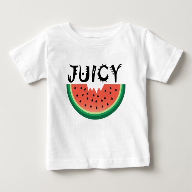 Juicy Watermelon - Baby Sleeveless Dress  T-shirt (Framsida)