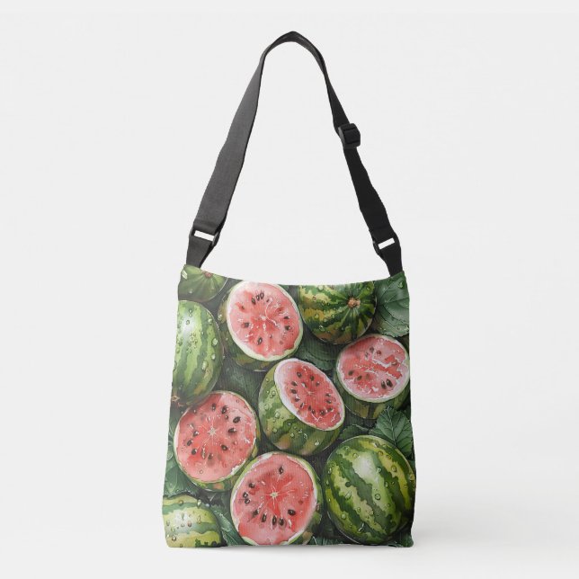Juicy Watermelon Crossbody Bag Axelväska (Framsida)