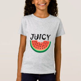 Juicy Watermelon - Girls' Bra Jersey T-Shirt