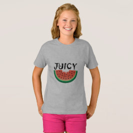 Juicy Watermelon - Girls'Basic T-Shirt