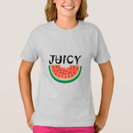 Juicy Watermelon - Girls'Basic T-Shirt
