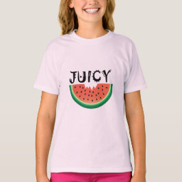 Juicy Watermelon - Girls'Basic T-Shirt