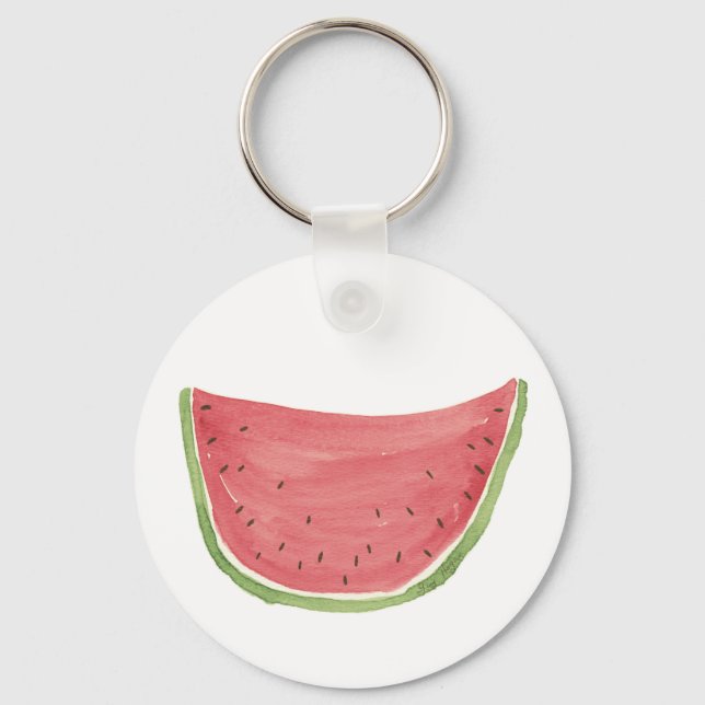 Juicy Watermelon Keychain Nyckelring (Framsida)