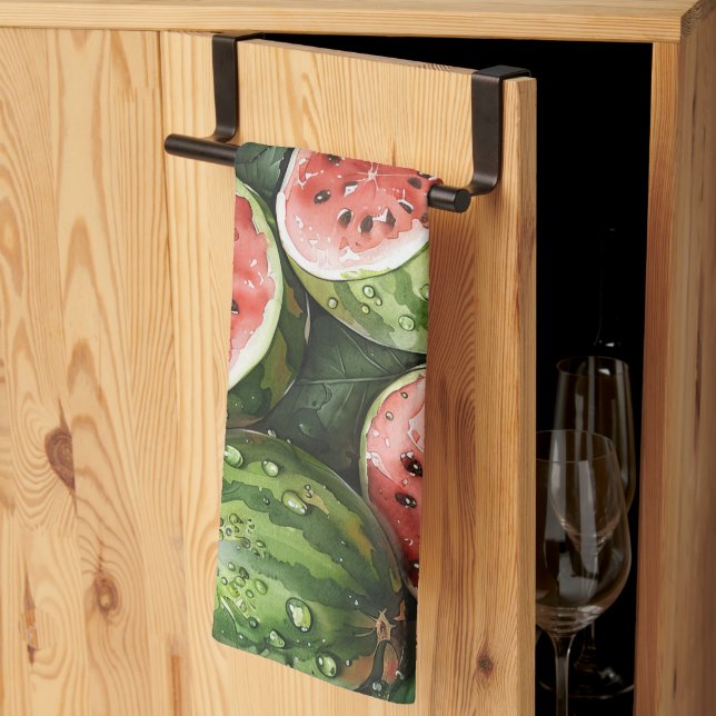 Juicy Watermelon Kitchen Towel Kökshandduk (Thirds Fold)