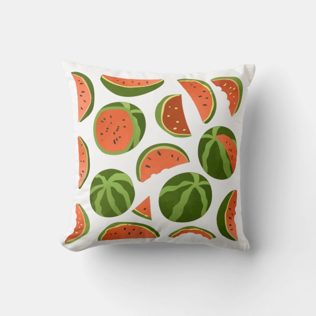 Juicy Watermelon Kudde (Framsida)