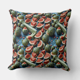 Juicy Watermelon Mönster Design 2 Kudde