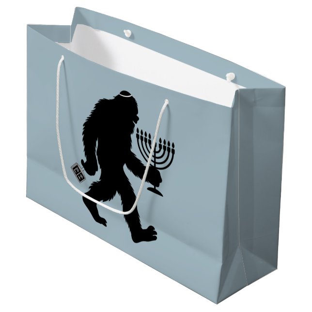 Juish Bigfoot Hanukkah Chanukah Humor Superskoj (Framsidan Vinklad)