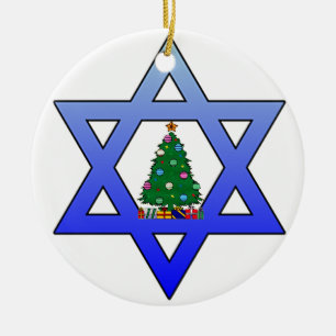 Juish Star Julgran Ornament