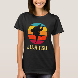 Jujitsu Vintage Sunset Martial Arts Stil T Shirt