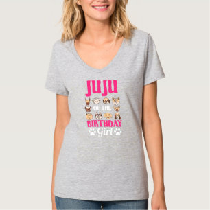 Juju of Birthday Girl Tass Bday Party T Shirt