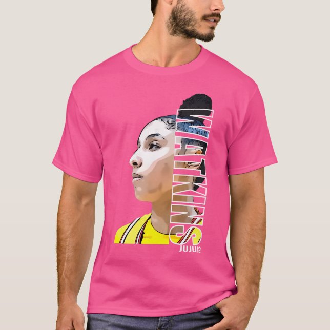 Juju Watkins 12 Basketball Tecknad T Shirt (Framsida)