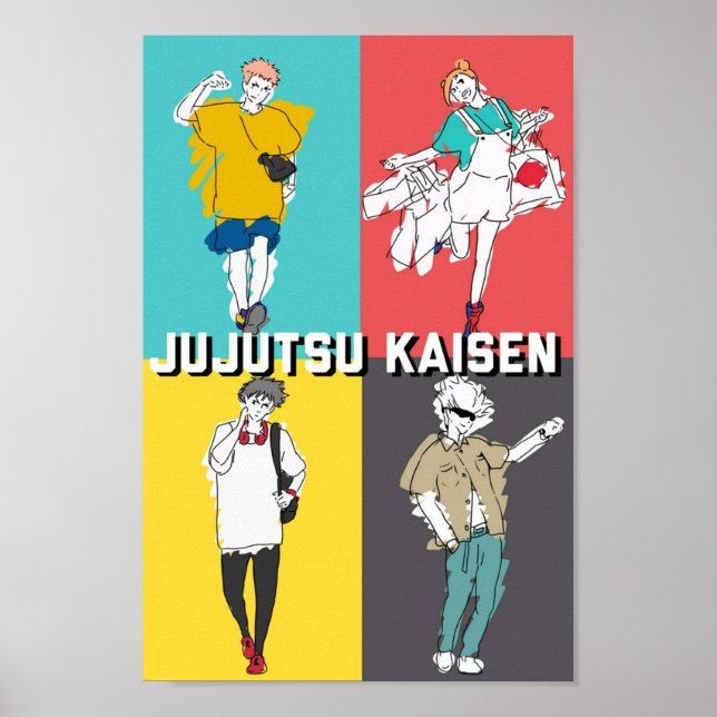 Jujutsu Kaisen Original Poster (Framsidan)
